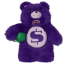 Σακίδιο πλάτης Moneybear Furzilla Shark (μοβ)