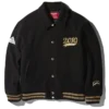 A.I.9 AFRICAN INTELLIGENCE GUILDED LEOPARD - SANDFLOWER COLLAB VARSITY JACKET