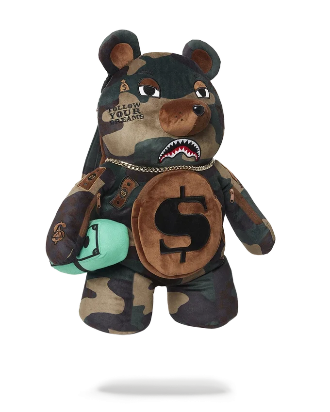 CAMOCHECK MONEYBEAR TEDDYBEAR Σακίδιο Πλάτης