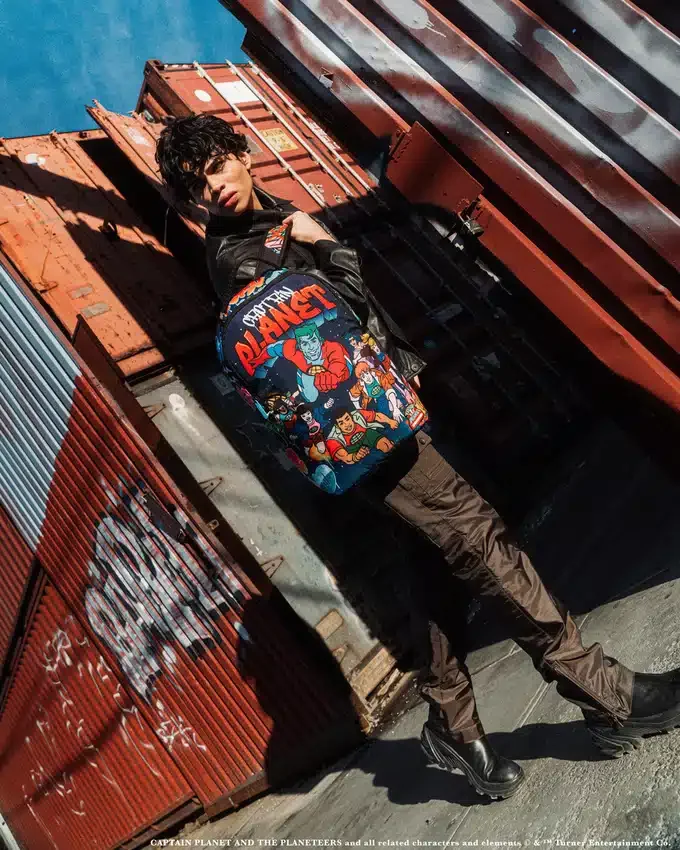 CAPTAIN PLANET ΕΠΙΣΗΜΗ ΣΑΚΙΔΙΟ Πλάτης DLXSR