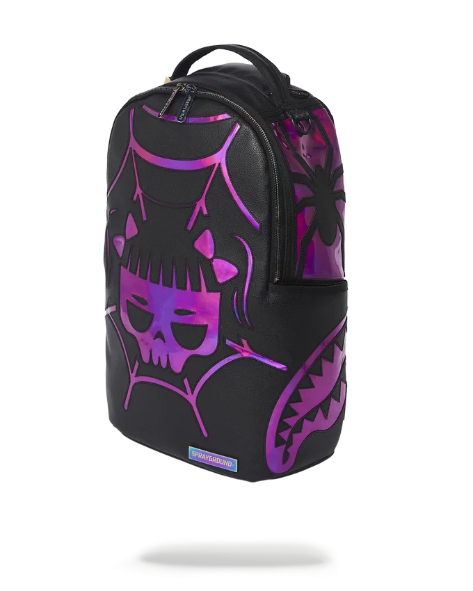 CAZZU IRIDESCENT CUT & SEW SPIDER SKULL Σακίδιο Πλάτης Shark (DLXV)