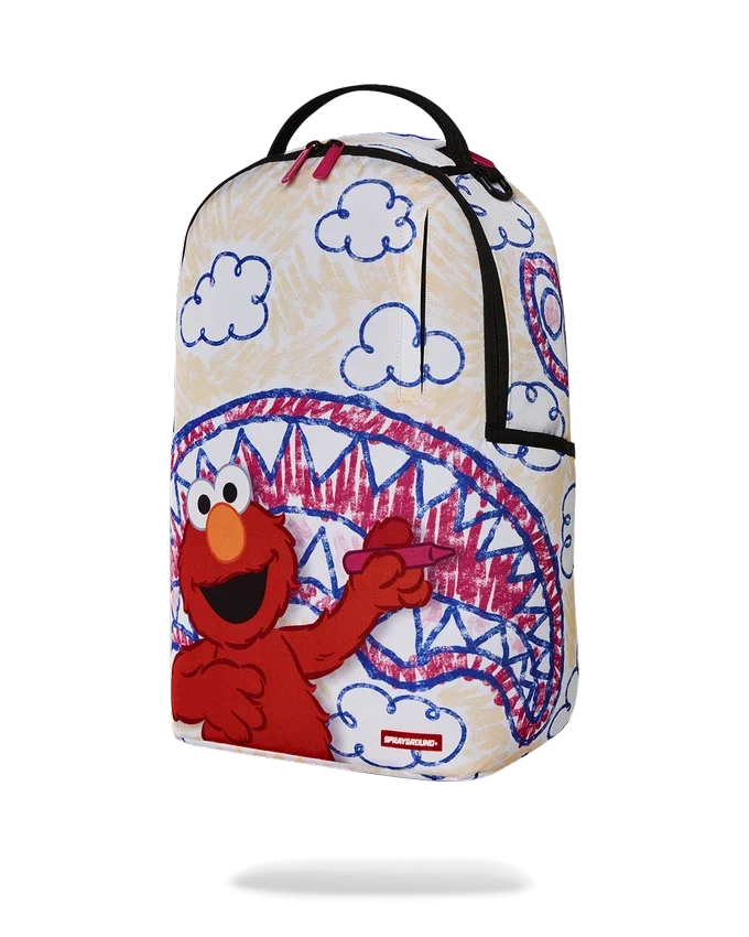 ELMO'S WORLD Σακίδια Πλάτης «SHARK SKETCH»