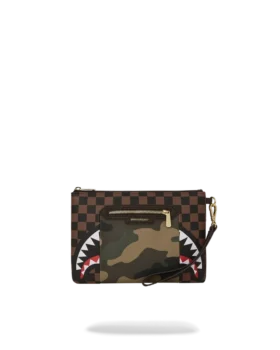ΕΞΩΤΕΡΙΚΗ ΧΡΥΣΗ ΤΣΕΠΗ ΜΕ ΦΕΡΜΟΥΑΡ SHARKS IN PARIS CROSSOVER CLUTCH