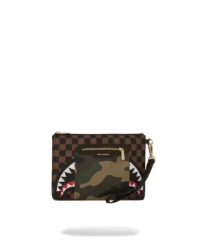 ΕΞΩΤΕΡΙΚΗ ΧΡΥΣΗ ΤΣΕΠΗ ΜΕ ΦΕΡΜΟΥΑΡ SHARKS IN PARIS CROSSOVER CLUTCH
