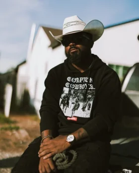Φούτερ με κουκούλα COMPTON COWBOYS CITY RIDERS