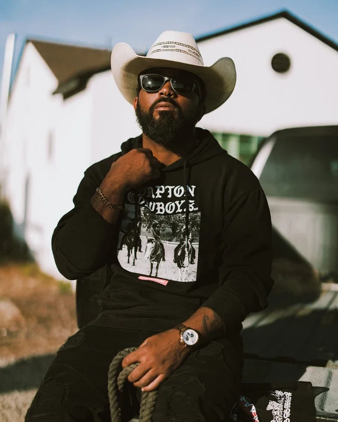 Φούτερ με κουκούλα COMPTON COWBOYS CITY RIDERS