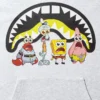 ΦΟΥΤΕΡ Spongebob ΜΕ ΚΟΥΚΟΥΛΑ ΚΑΙ ΣΧΕΔΙΟ ΚΑΡΧΑΡΙΑ (ΑΝΟΙΧΤΟ ΓΚΡΙ)