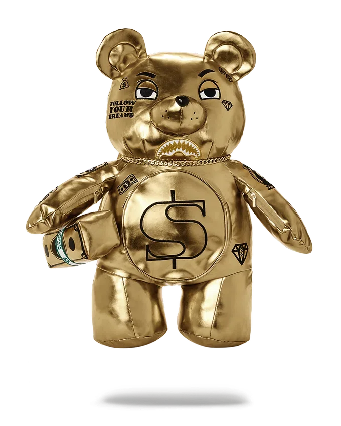 GOLD RUSH MONEYBEAR TEDDYBEAR Σακίδιο Πλάτης