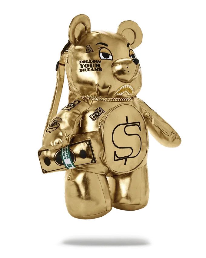 GOLD RUSH MONEYBEAR TEDDYBEAR Σακίδιο Πλάτης
