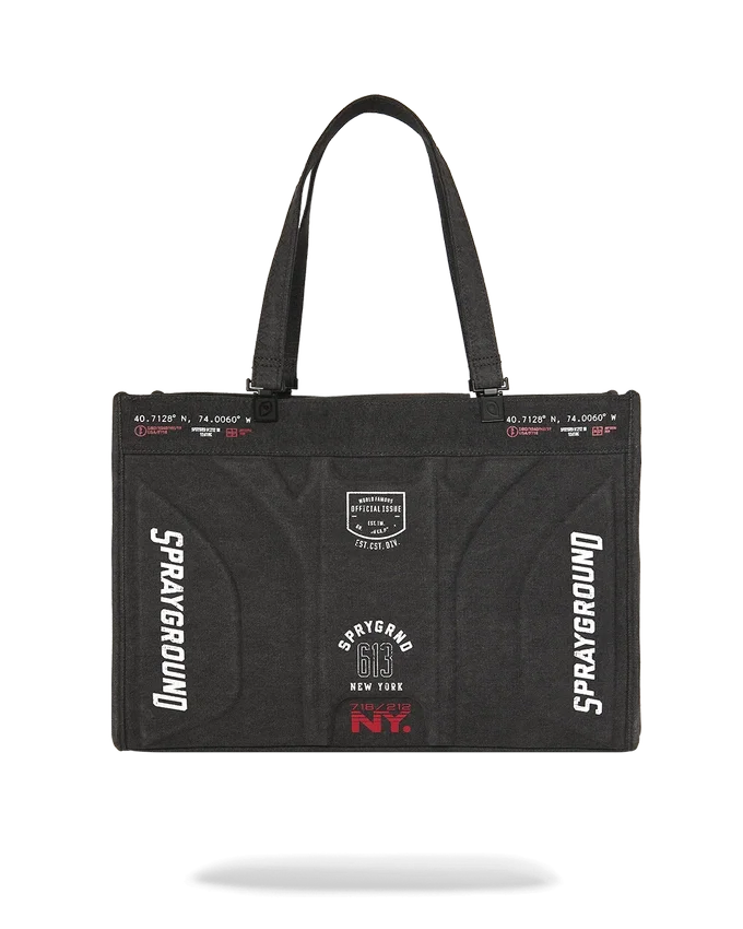 GRID LOCKED TORTUGA TOTE
