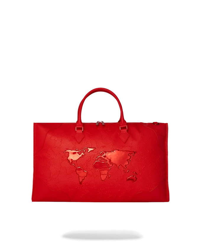 JAMES FIRST CLASS RUBY RED ΠΥΡΑΜΙΔΑΚΙΣΤΟΣ ΣΑΚΟΣ ΛΑΡΓΟΣ