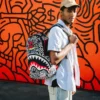 KEITH HARING SKATER SHARK DLXSR Σακίδιο Πλάτης