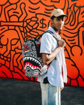 KEITH HARING SKATER SHARK DLXSR Σακίδιο Πλάτης
