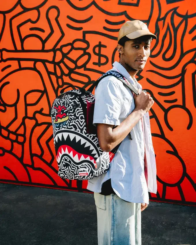 KEITH HARING SKATER SHARK DLXSR Σακίδιο Πλάτης