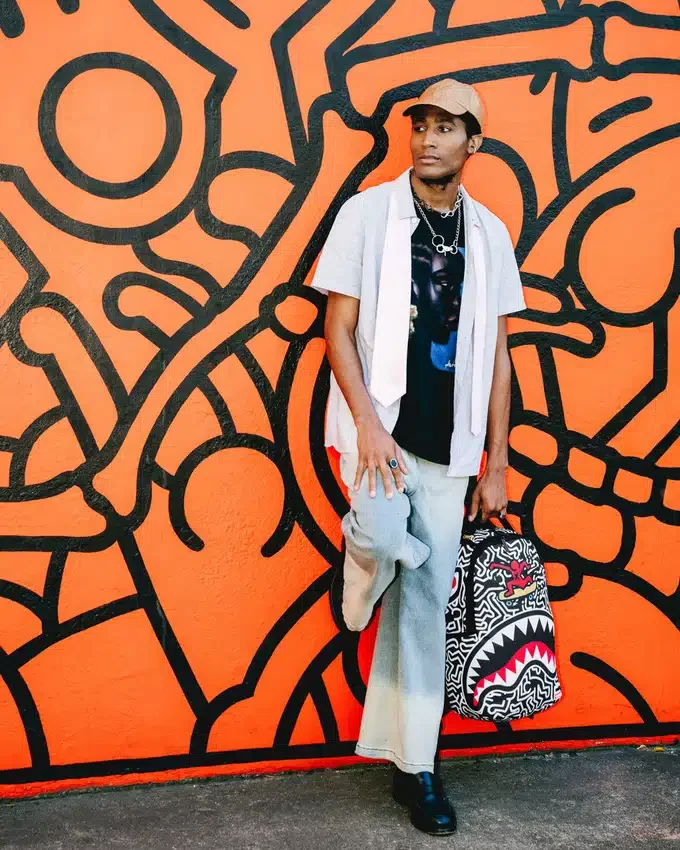 KEITH HARING SKATER SHARK DLXSR Σακίδιο Πλάτης