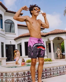 ΜΑΓΙΟ OCEAN DRIP CHECK SWIM SHORT