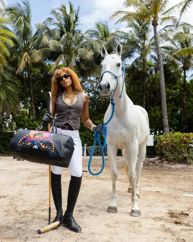 MIAMI BEACH POLO COLLAB Σάκος (ΜΑΥΡΟ)
