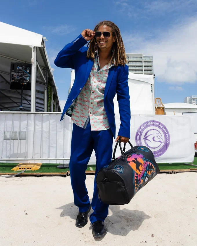 MIAMI BEACH POLO COLLAB Σάκος (ΜΑΥΡΟ)