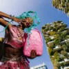 Μίνι Τσάντες Πλάτης «SORBET STUNNA BEAR STUD»