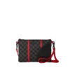 MONACO SHARK CLUB CROSSOVER CLUTCH ΜΕ ΙΜΑΝΤΑ ΩΜΟΥ