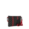 MONACO SHARK CLUB CROSSOVER CLUTCH ΜΕ ΙΜΑΝΤΑ ΩΜΟΥ