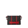 MONACO SHARK CLUB CROSSOVER CLUTCH ΜΕ ΙΜΑΝΤΑ ΩΜΟΥ