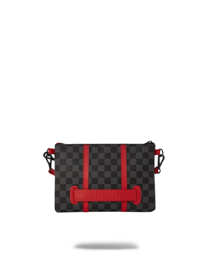 MONACO SHARK CLUB CROSSOVER CLUTCH ΜΕ ΙΜΑΝΤΑ ΩΜΟΥ