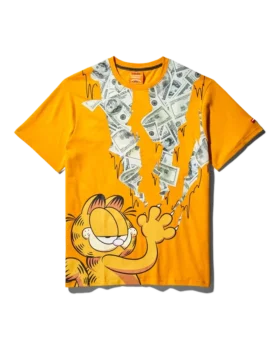 Μπλούζα Garfield με σχέδιο γρατσουνιά γάτας (Πορτοκαλί)