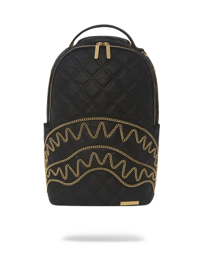 NOIR QUILT GOLD CHAIN Σακίδιο Πλάτης Shark (DLXV)