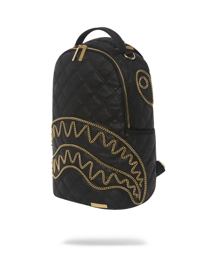 NOIR QUILT GOLD CHAIN Σακίδιο Πλάτης Shark (DLXV)