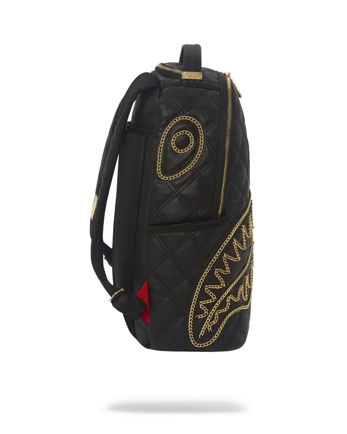 NOIR QUILT GOLD CHAIN Σακίδιο Πλάτης Shark (DLXV)