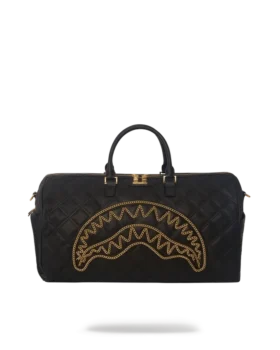 NOIR QUILT GOLD CHAIN Shark Σάκος