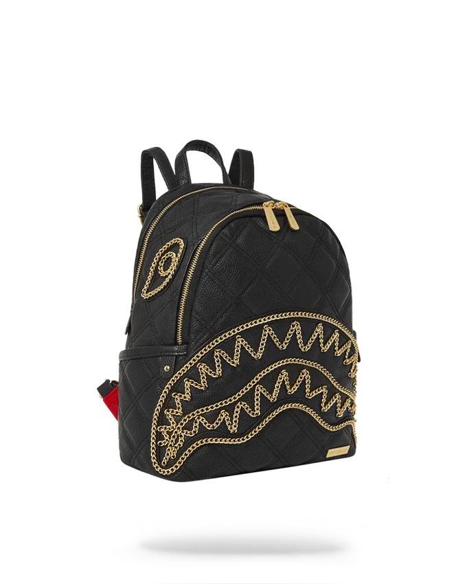 NOIR QUILT GOLD CHAIN Shark SAVAGE Σακίδια Πλάτης
