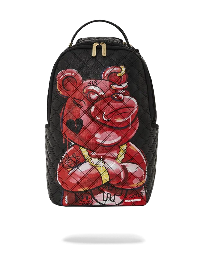 QUILT ΧΕΙΡΟΠΟΙΗΤΟ ΣΑΚΙΔΙΟ Πλάτης DIABLO BEAR (DLXV)