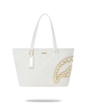 RIVIERA LE BLANC GOLD CHAIN Shark Tote