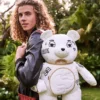 RIVIERA LE BLANC ΣΑΚΙΔΙΟ ΠΛΆΤΗΣ MONEYBEAR TEDDYBEAR ΜΕ ΧΡΥΣΗ ΑΛΥΣΙΔΑ