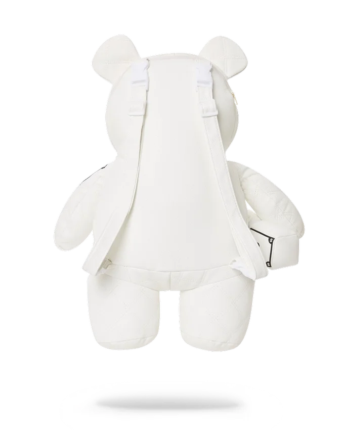 RIVIERA LE BLANC ΣΑΚΙΔΙΟ ΠΛΆΤΗΣ MONEYBEAR TEDDYBEAR ΜΕ ΧΡΥΣΗ ΑΛΥΣΙΔΑ