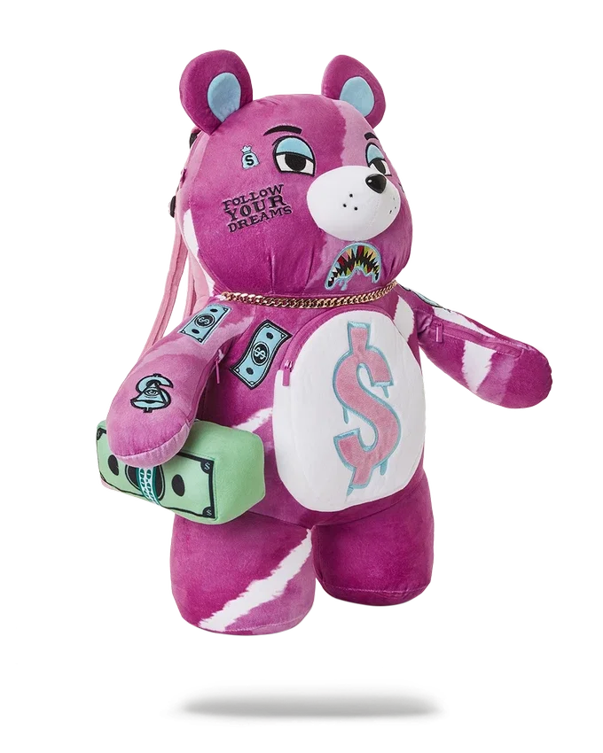 ΡΟΖ ΠΑΝΚ MONEYBEAR TEDDYBEAR Σακίδια Πλάτης