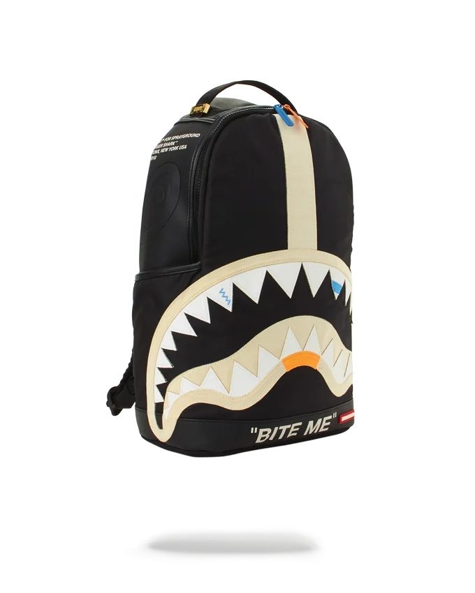Σακίδιο Πλάτης BITE ME SHARK (ΜΑΥΡΟ)