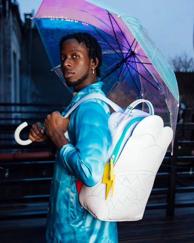 ΣΑΚΙΔΙΟ ΠΛΆΤΗΣ «CLOUDY WITH A CHANCE OF SHARK» (DLXV)