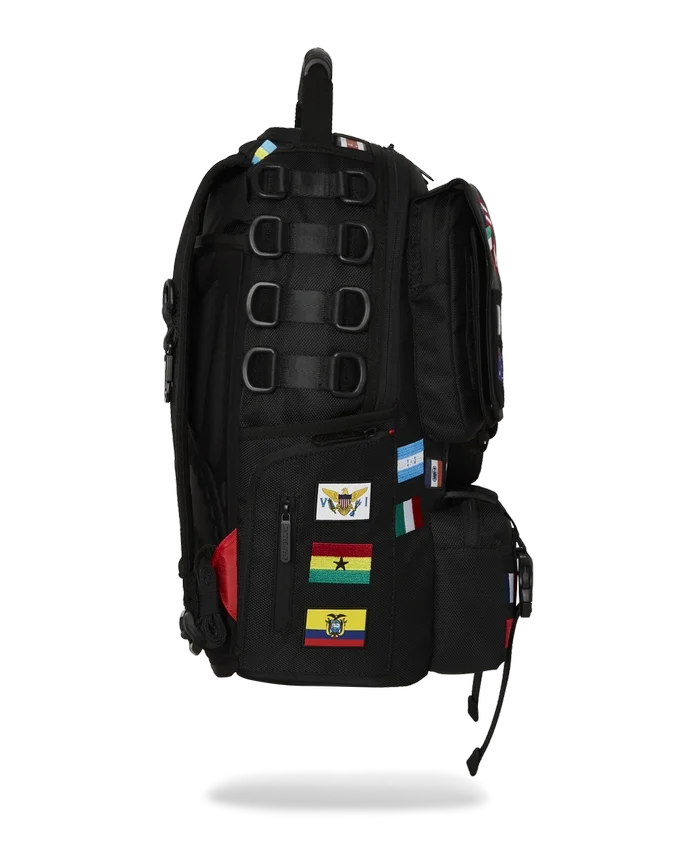 ΣΑΚΙΔΙΟ ΠΛΆΤΗΣ JAMES FIRST CLASS GLOBAL FLAGS SPECIAL OPS CARGO