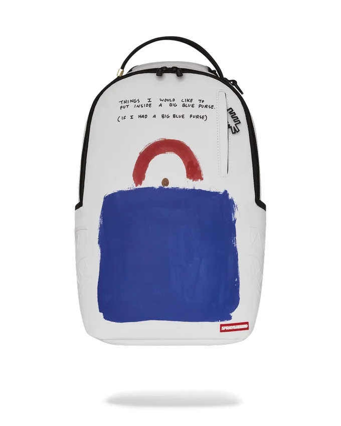 ΣΑΚΙΔΙΟ ΠΛΆΤΗΣ KEITH HARING BIG BLUE PURSE ART Σακίδια Πλάτης