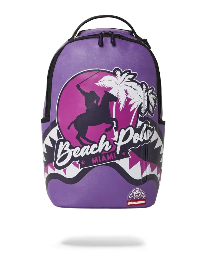 ΣΑΚΙΔΙΟ Πλάτης MIAMI BEACH POLO COLLAB (DLXV-PURPLE)
