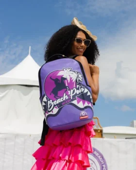 ΣΑΚΙΔΙΟ Πλάτης MIAMI BEACH POLO COLLAB (DLXV-PURPLE)