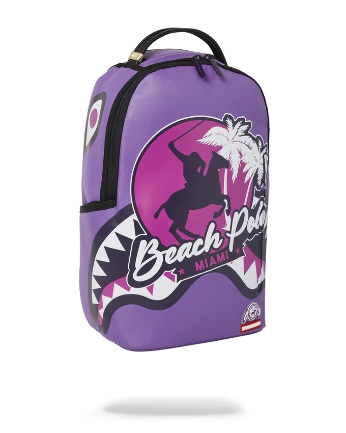 ΣΑΚΙΔΙΟ Πλάτης MIAMI BEACH POLO COLLAB (DLXV-PURPLE)