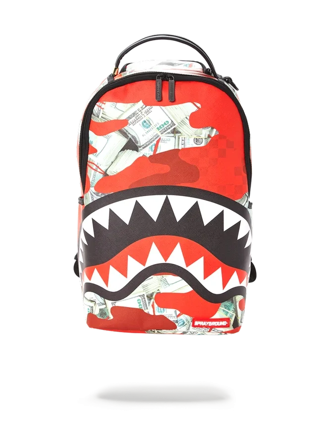 ΣΑΚΙΔΙΟ ΠΛΆΤΗΣ MONEY Camo (ΚΟΚΚΙΝΟ)