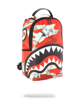 ΣΑΚΙΔΙΟ ΠΛΆΤΗΣ MONEY Camo (ΚΟΚΚΙΝΟ)
