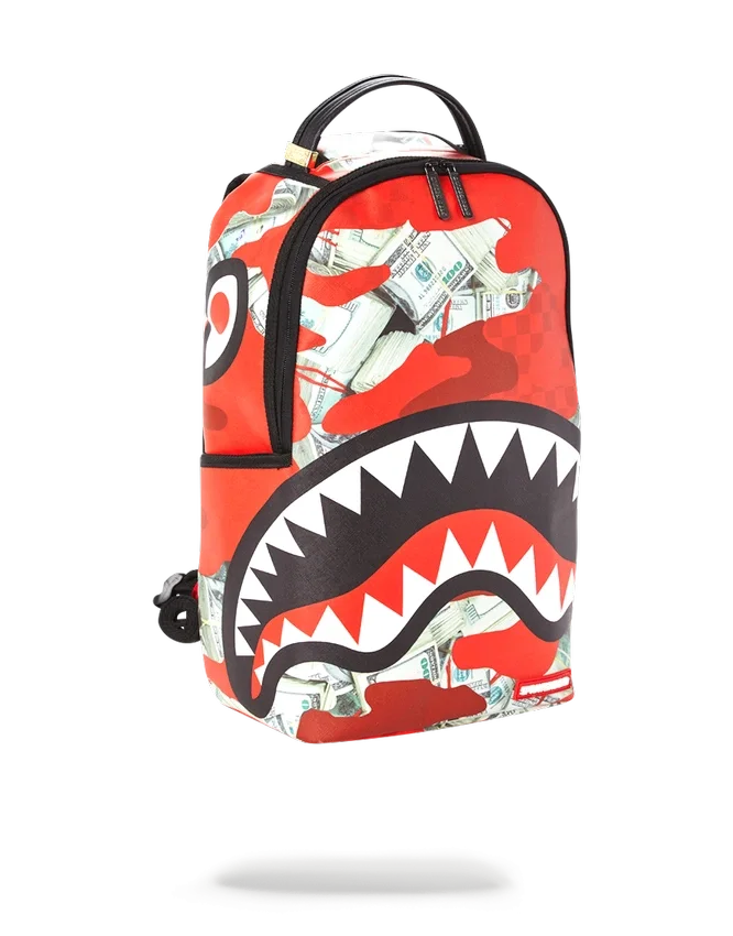 ΣΑΚΙΔΙΟ ΠΛΆΤΗΣ MONEY Camo (ΚΟΚΚΙΝΟ)