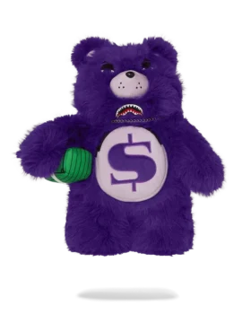 Σακίδιο πλάτης Moneybear Furzilla Shark (μοβ)