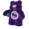 Σακίδιο πλάτης Moneybear Furzilla Shark (μοβ)